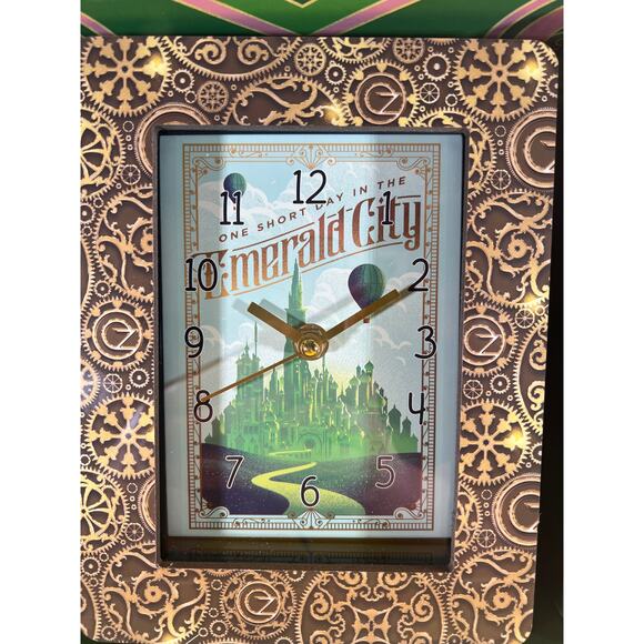 NEW Wicked Emerald City frame desk clock Wizard of Oz musical Broadway - Picture 2 of 8